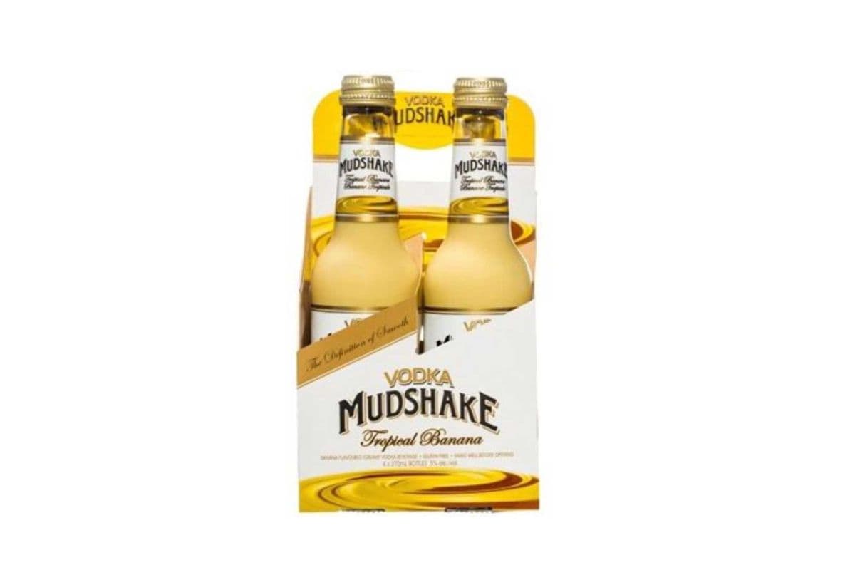 Vodka Mudshake Tropical Banana 4 Bottle Pack (4 x 270ml)