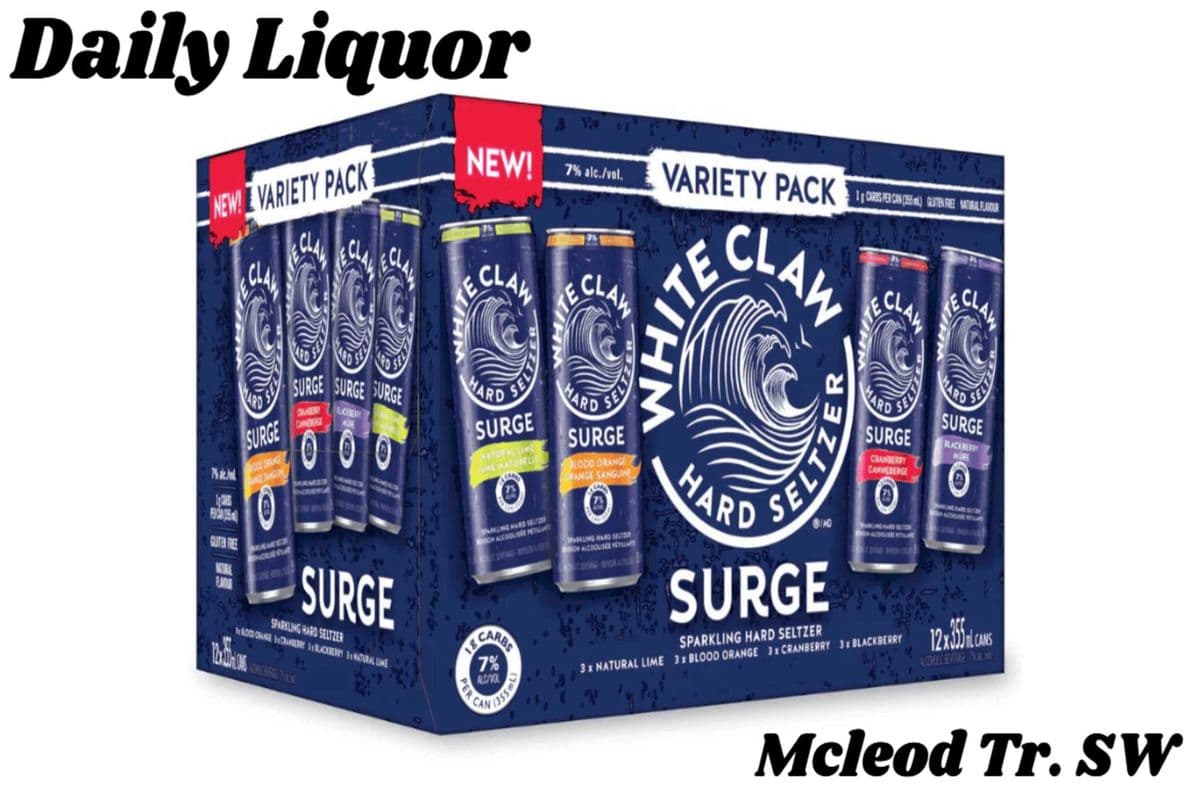 WHITE CLAW SURGE VARIETY 12 CANS (1 x 12*355ML)
