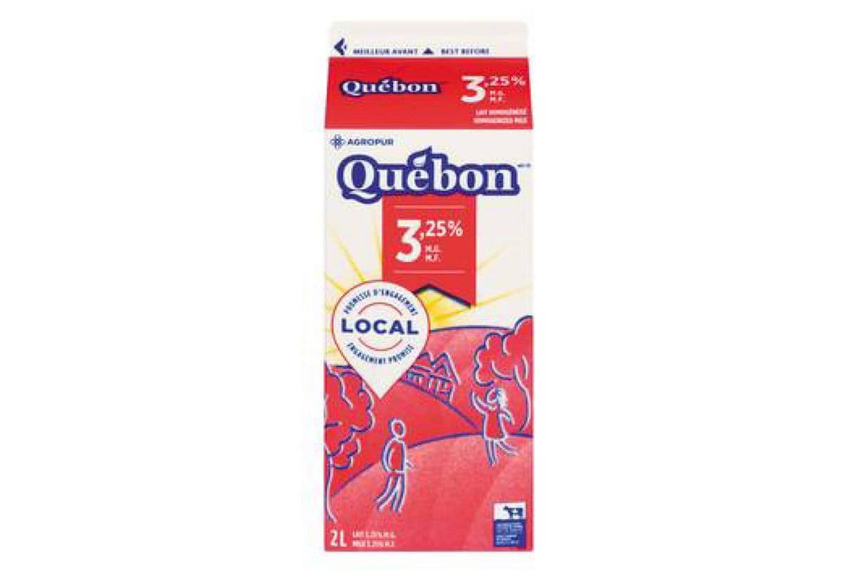 Québon - Lait / Milk 3.25 % (2 L)
