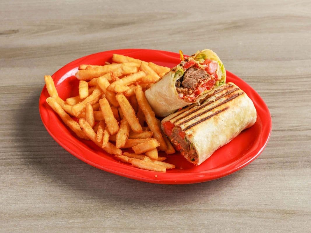 Beef and Lamb Kebab Wrap