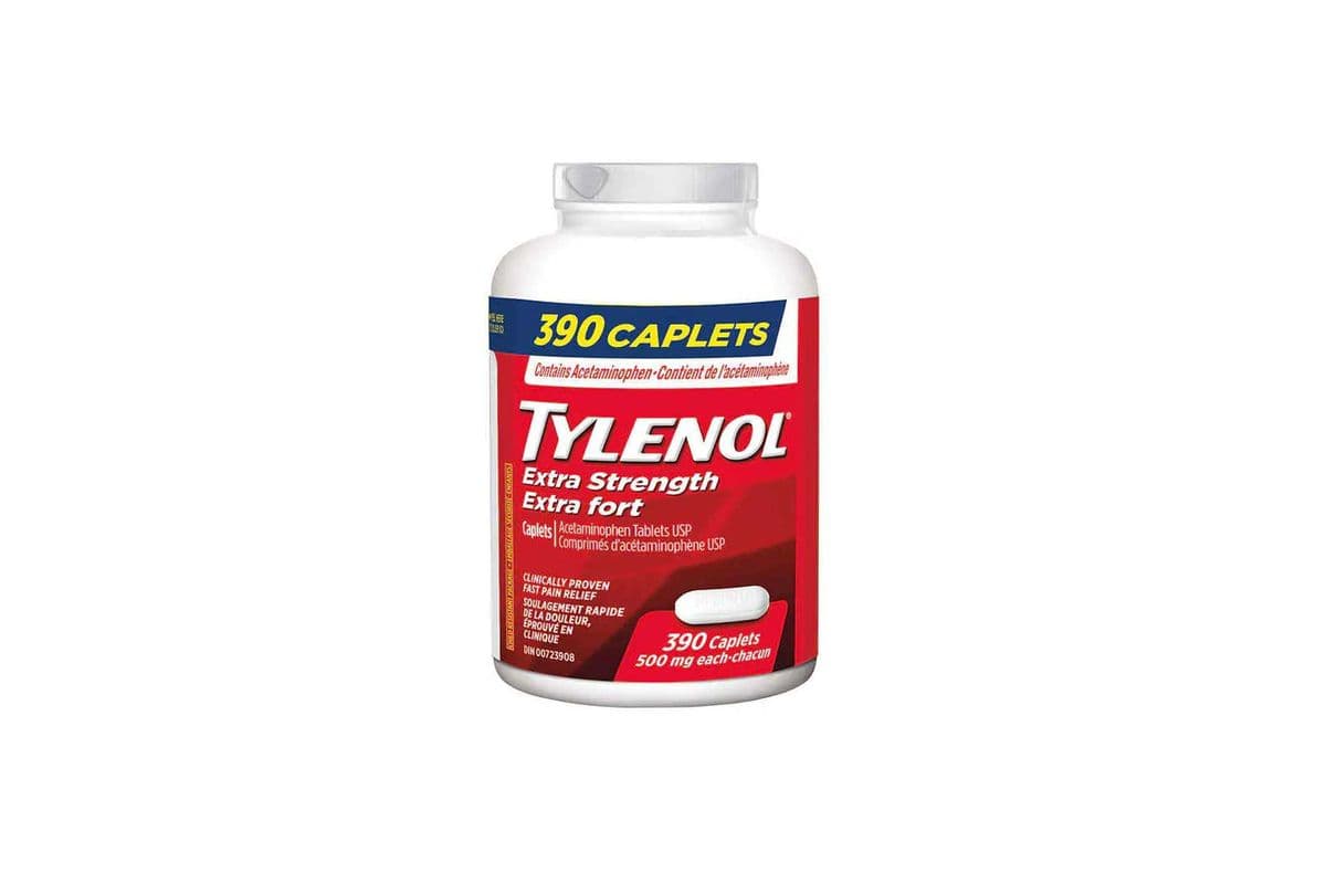 Tylenol Extra Strength 500mg 390 Caplets