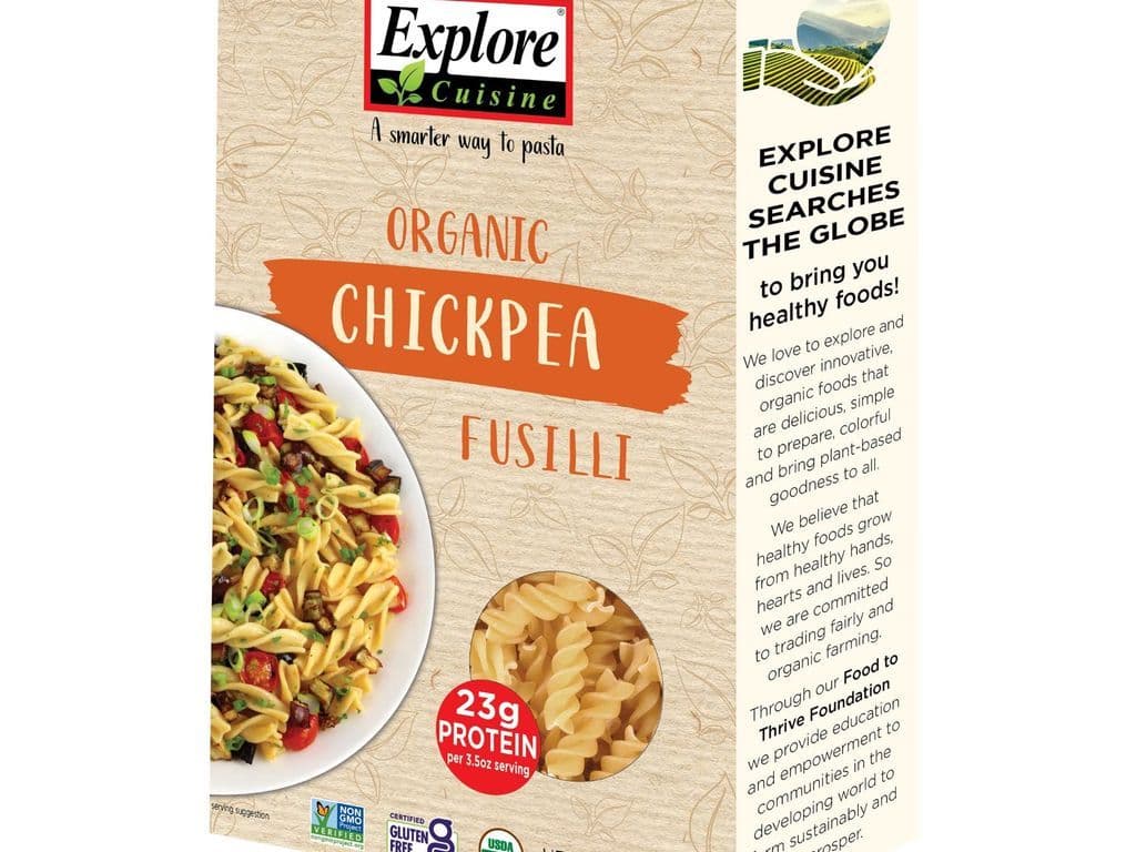 EXPLORE CUISINE ORGANIC CHICKPEA FUSILLI 227G