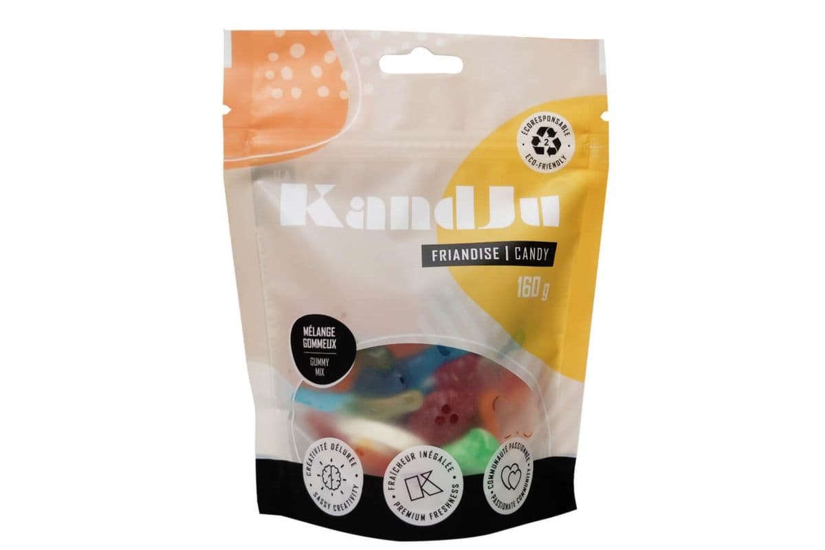 Sac à fermeture mélange gommeux (160 g)