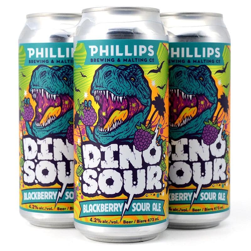 Phillips Dinosour Blackberry (4 x 473 ml)