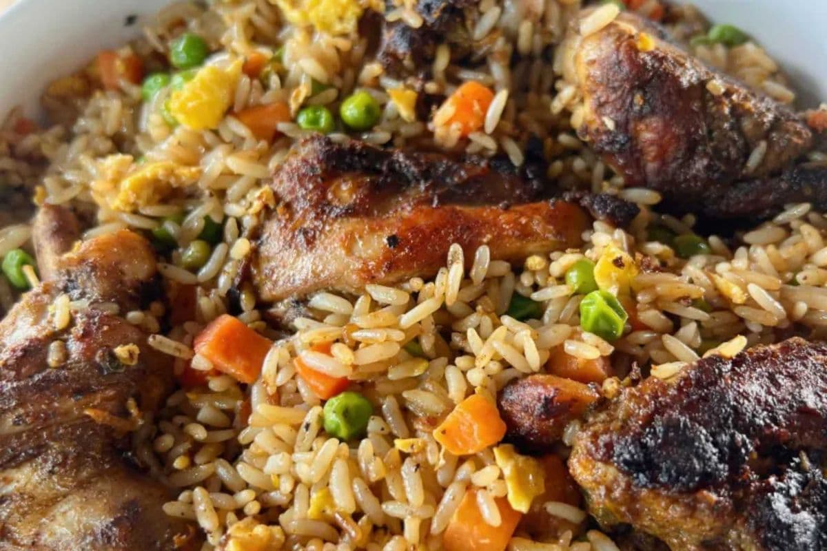 Jerk Chicken Fried Rice