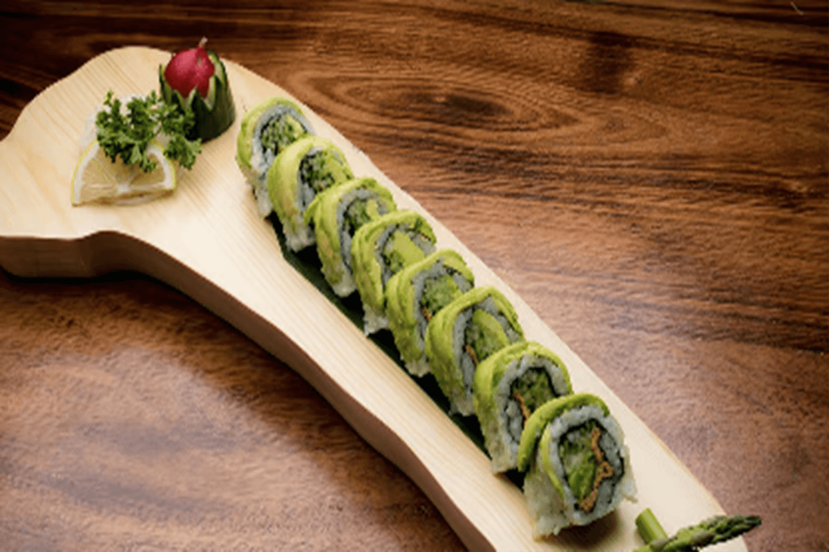 510. Veggie Dragon Roll (4 pcs)