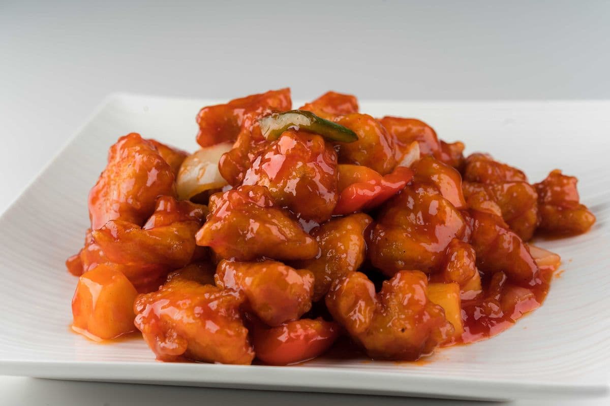 82. Sweet & Sour Chicken with Pineapples