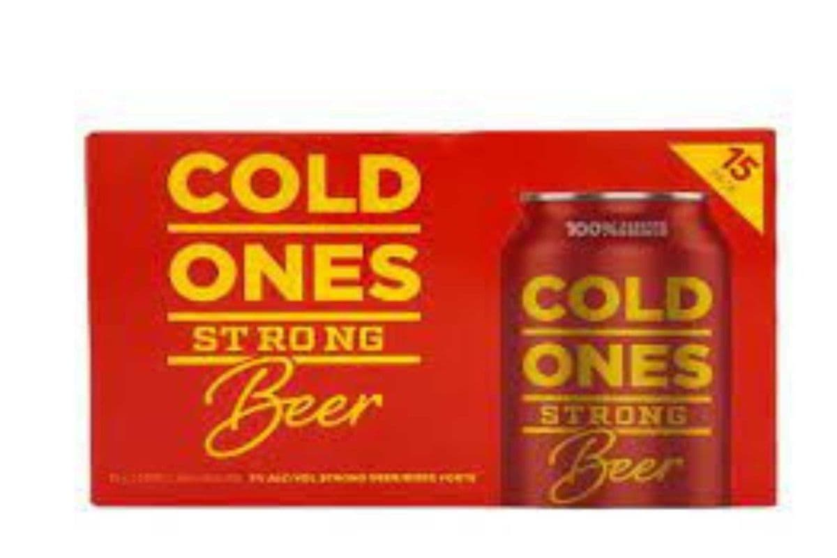 COLD ONCE STRONG BEER (15 x 15*355ML)