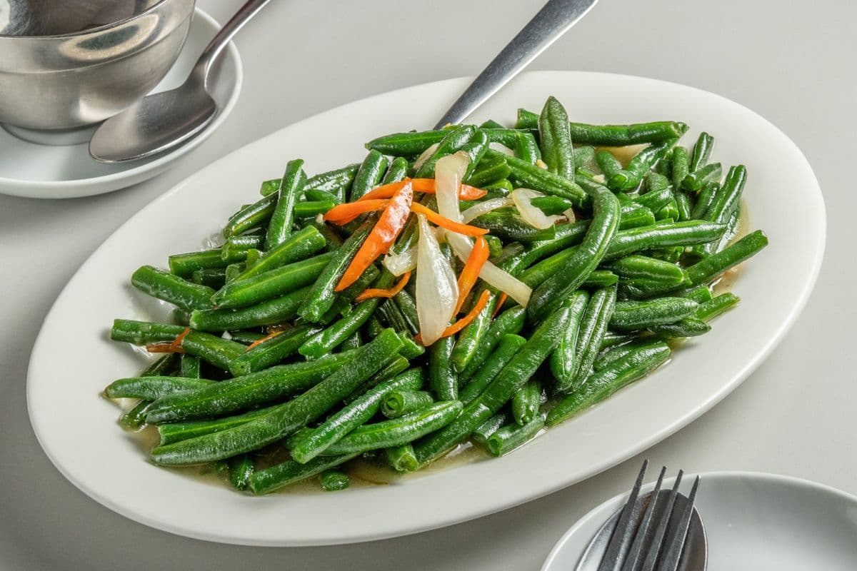 61. Green Beans with Oyster Sauce