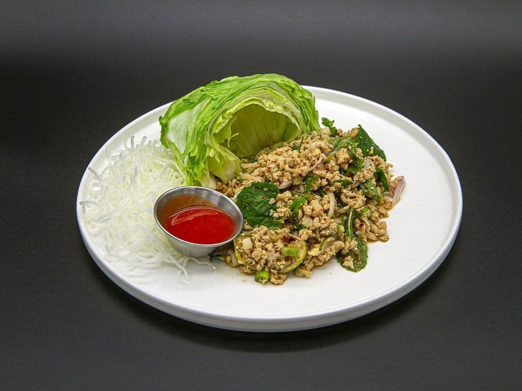 LARB LETTUCE WRAPS