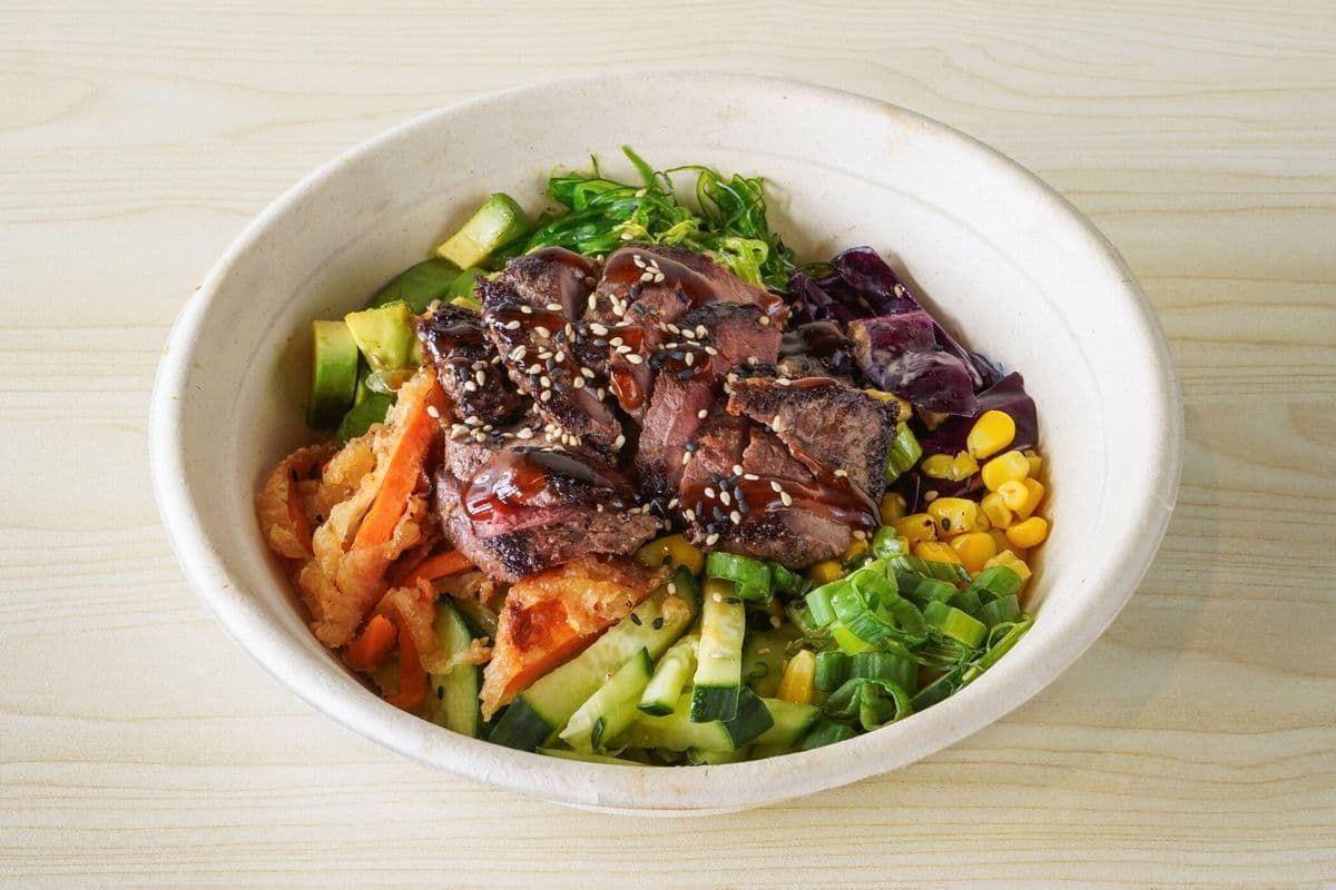 Teriyaki Beef Poke Bowl