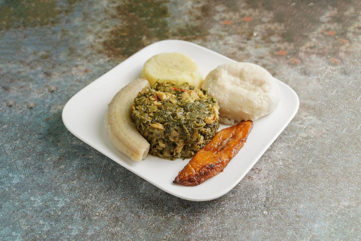 Callaloo and Saltfish Meal