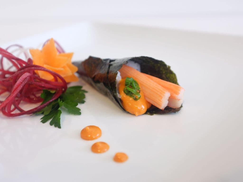 Spicy Crabmeat Hand Roll