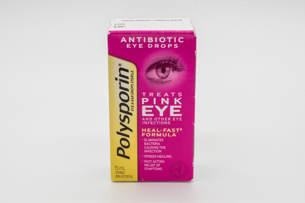 Polysporin Antibiotic Pink Eye Drops (15ml)
