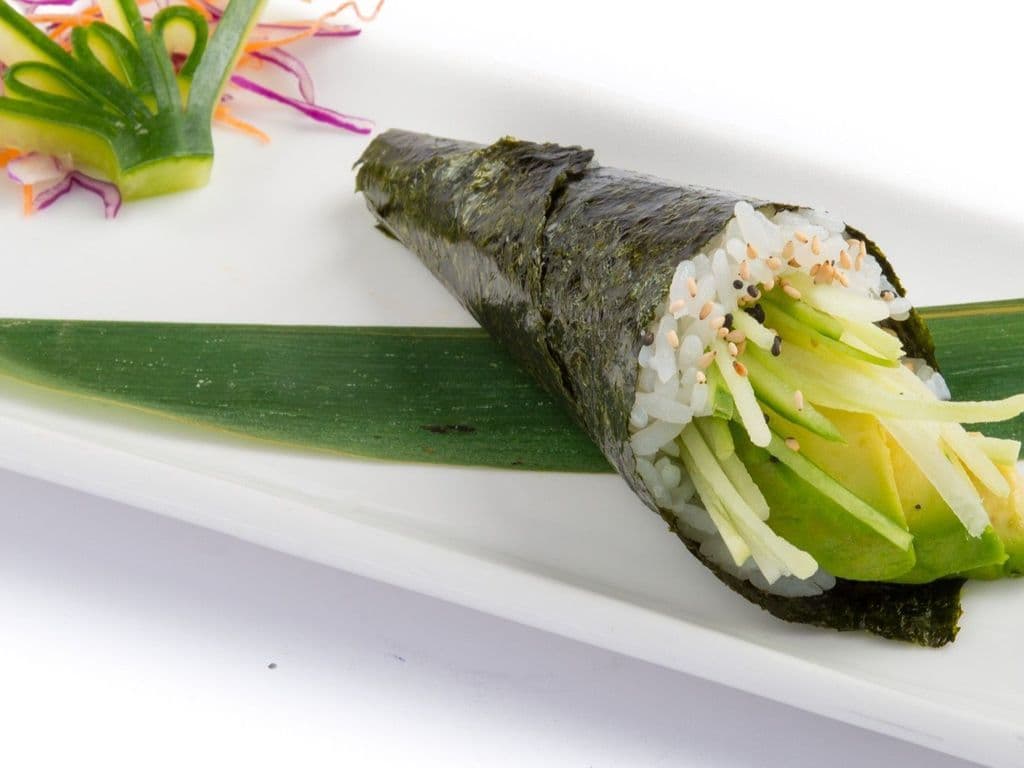H13. Avocado Cucumber Hand Roll (1 Pc)