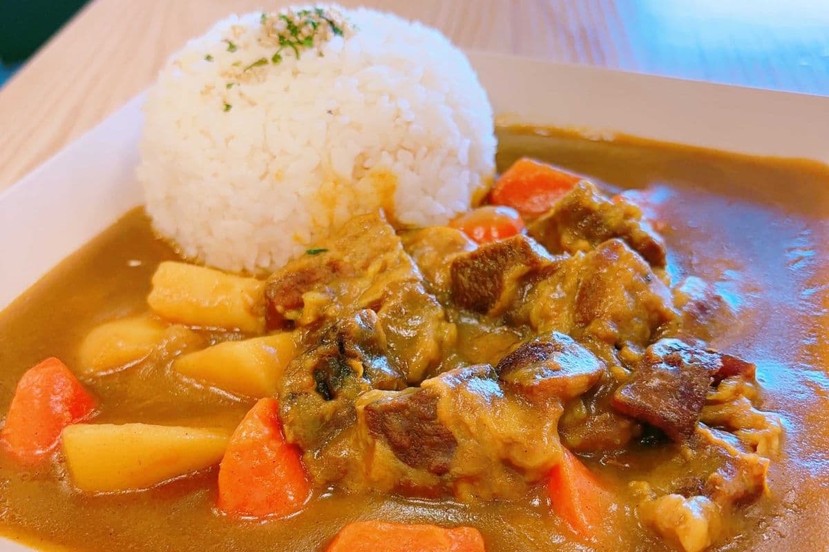 Curry Beef Brisket with Rice