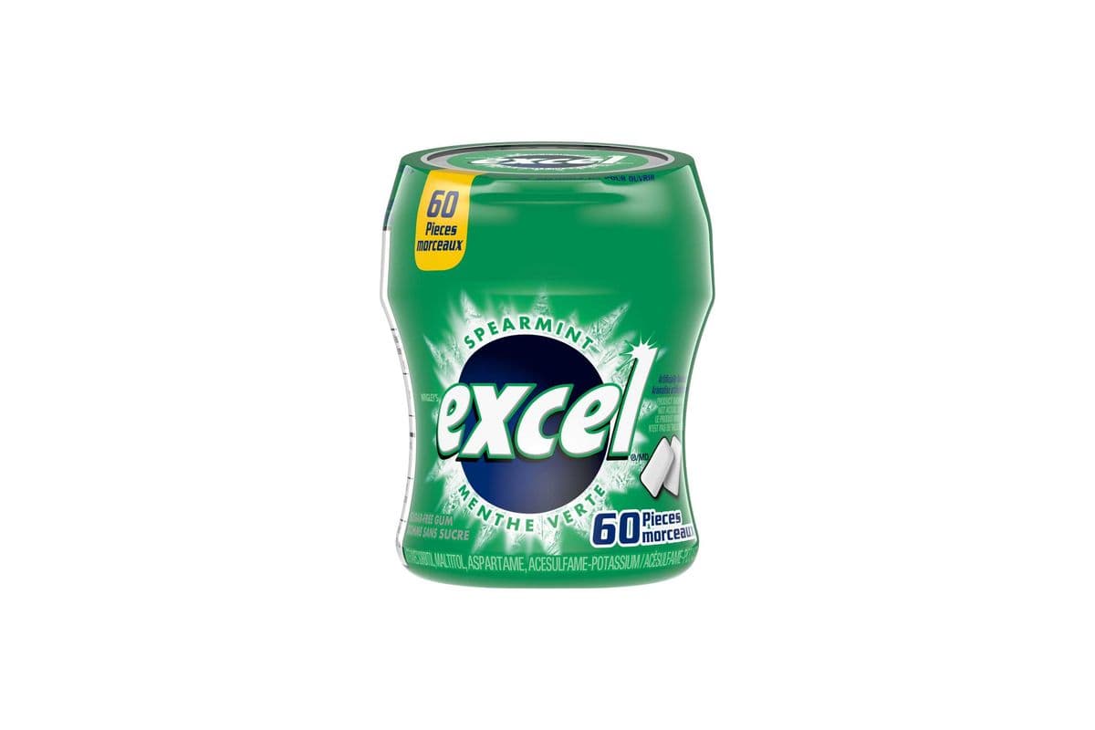 Excel Spearmint (60pc) (5 Cal)