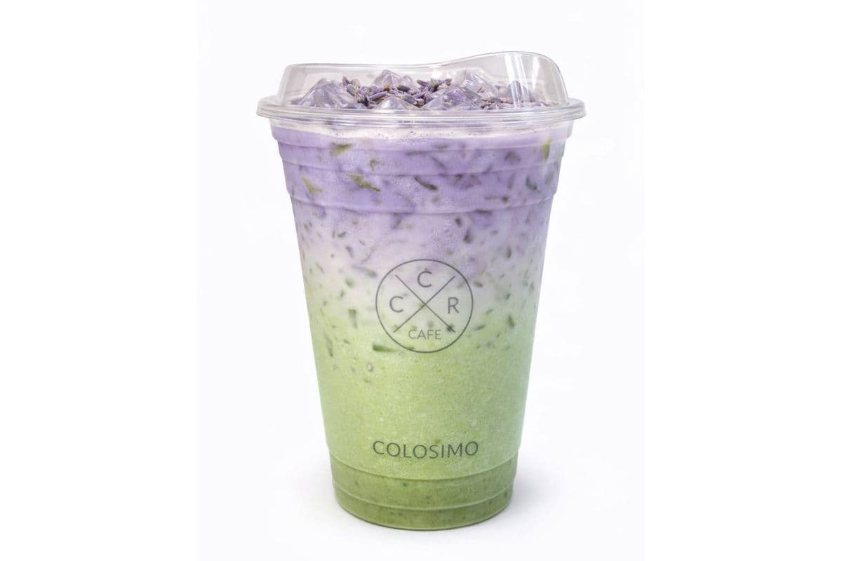 Iced Lavender Matcha Latte