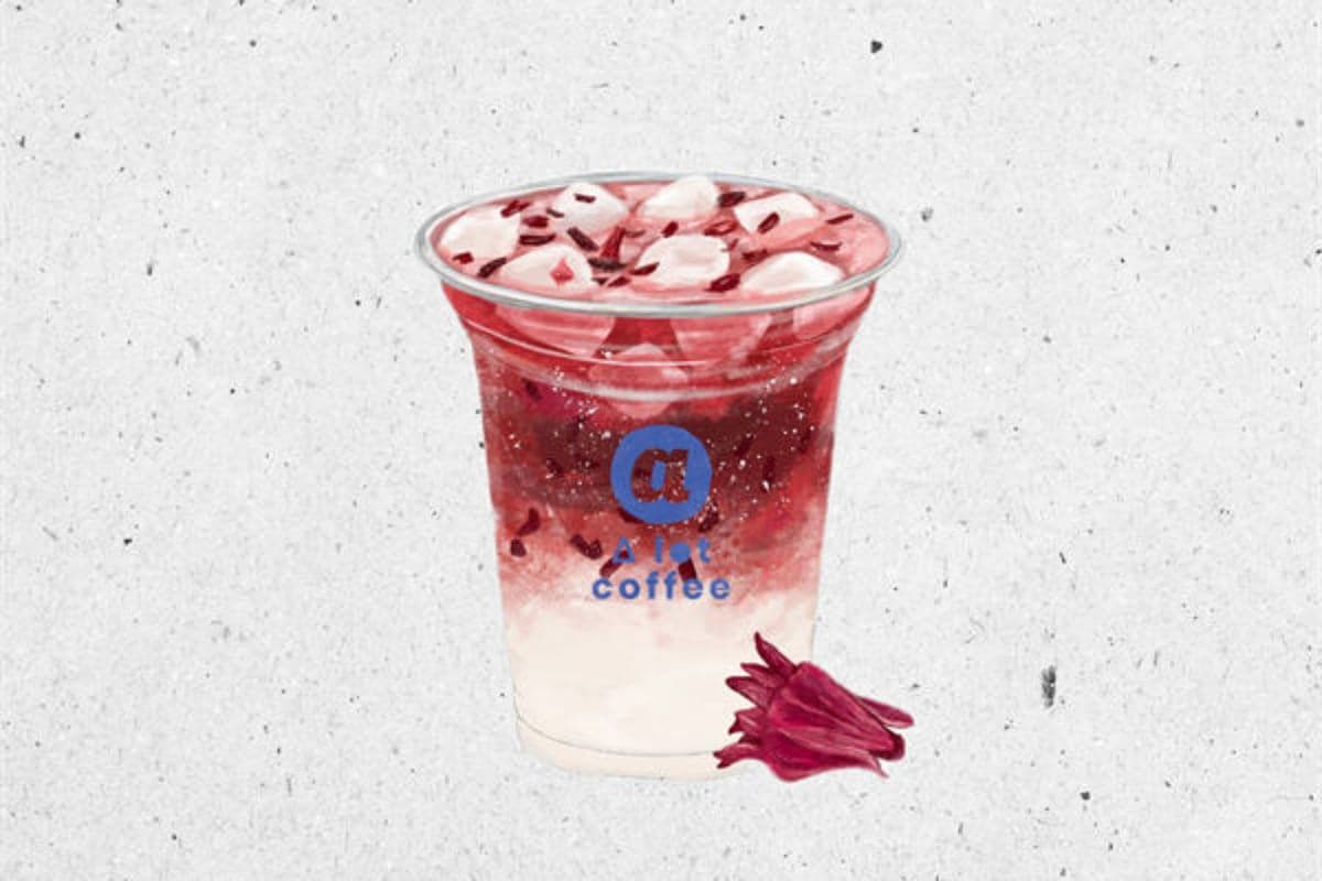 Rose Hibiscus Drink