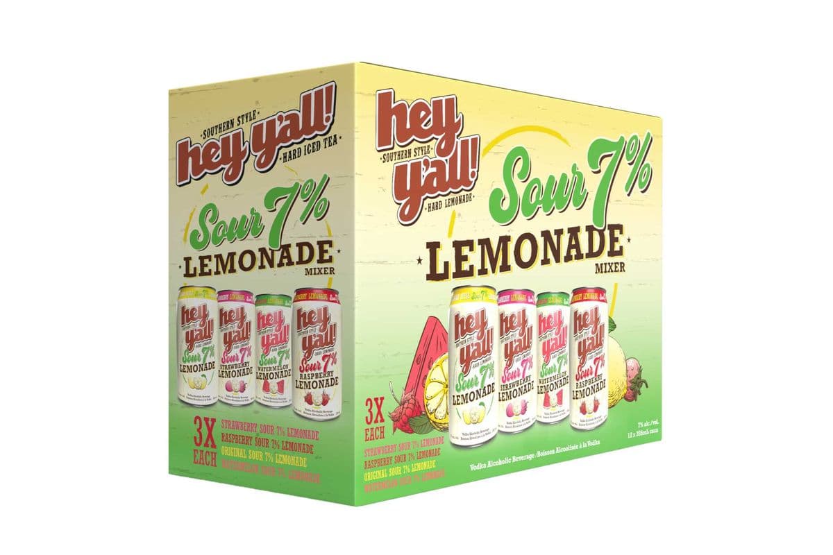 384889 - Hey Y'all Sour Lemonade 7% (12 x 355ml)
