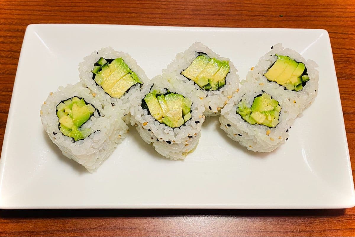 Avocado and Cucumber Roll