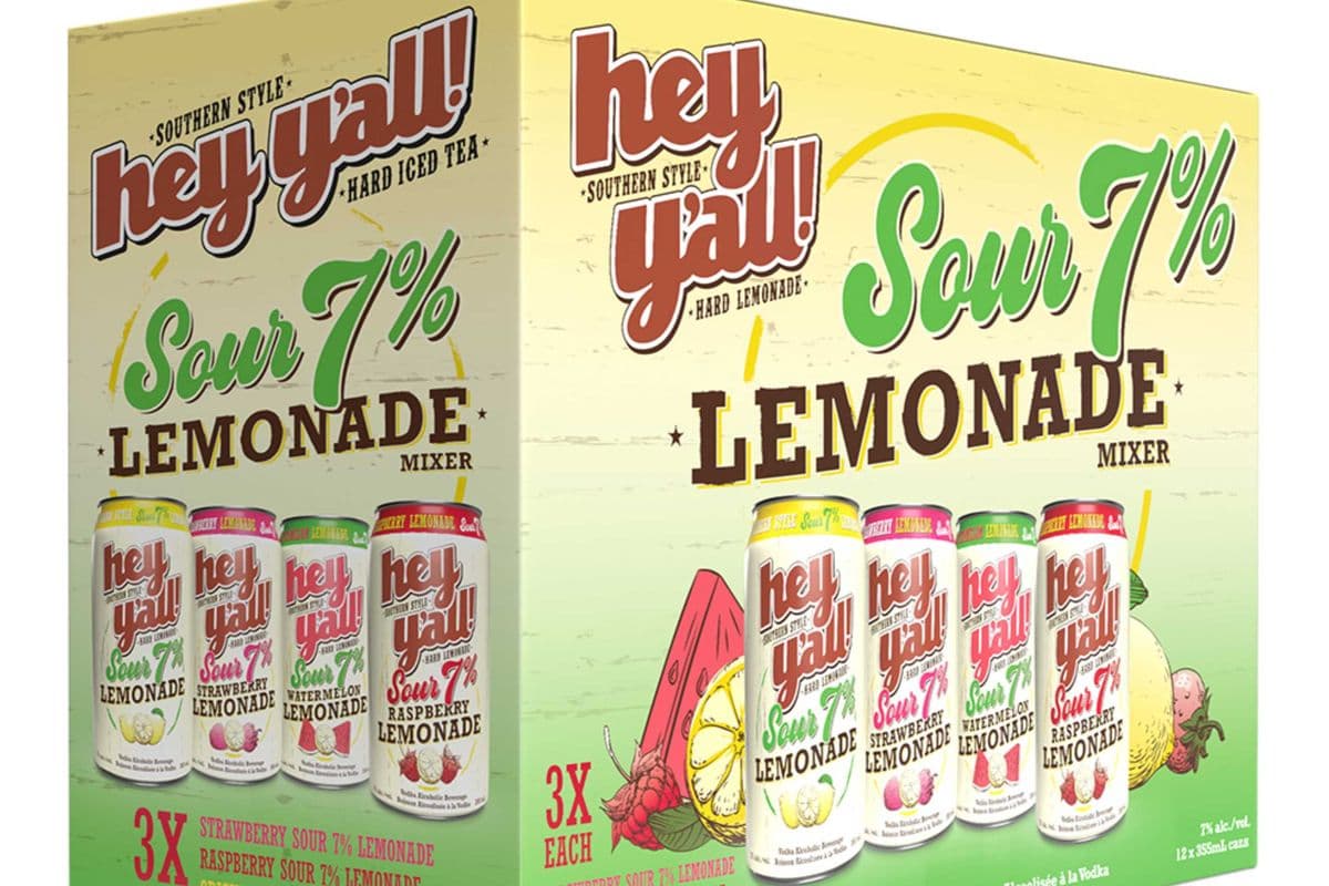 HEY Y'ALL RASPBERRY LEMONADE 6*355ML (1 x 355ML)