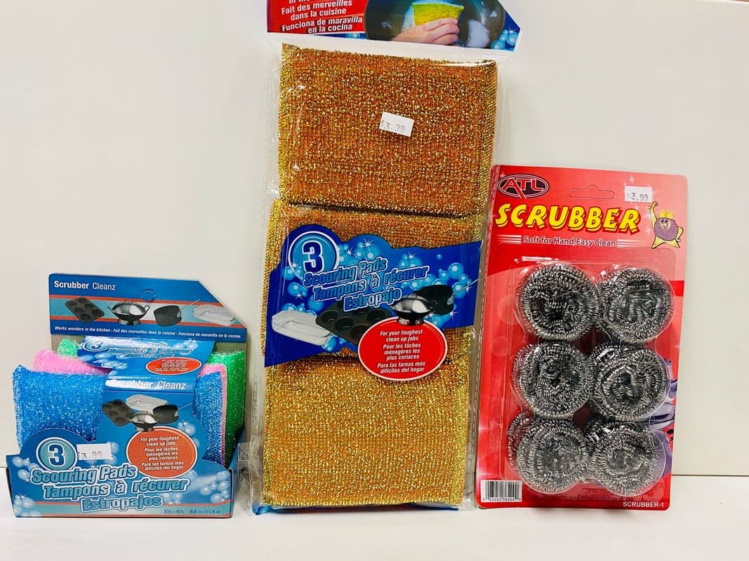 Scrubber Scouring Pads (3 nos)