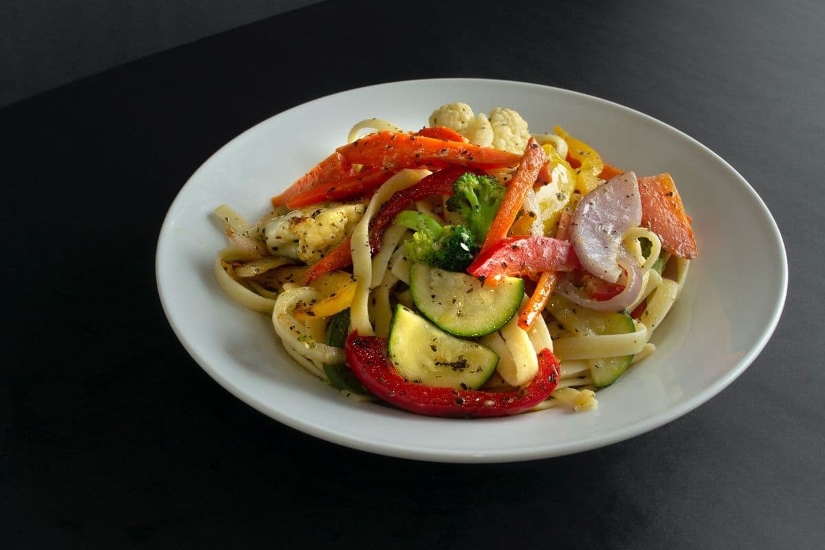 Grilled Vegetable Fettuccine