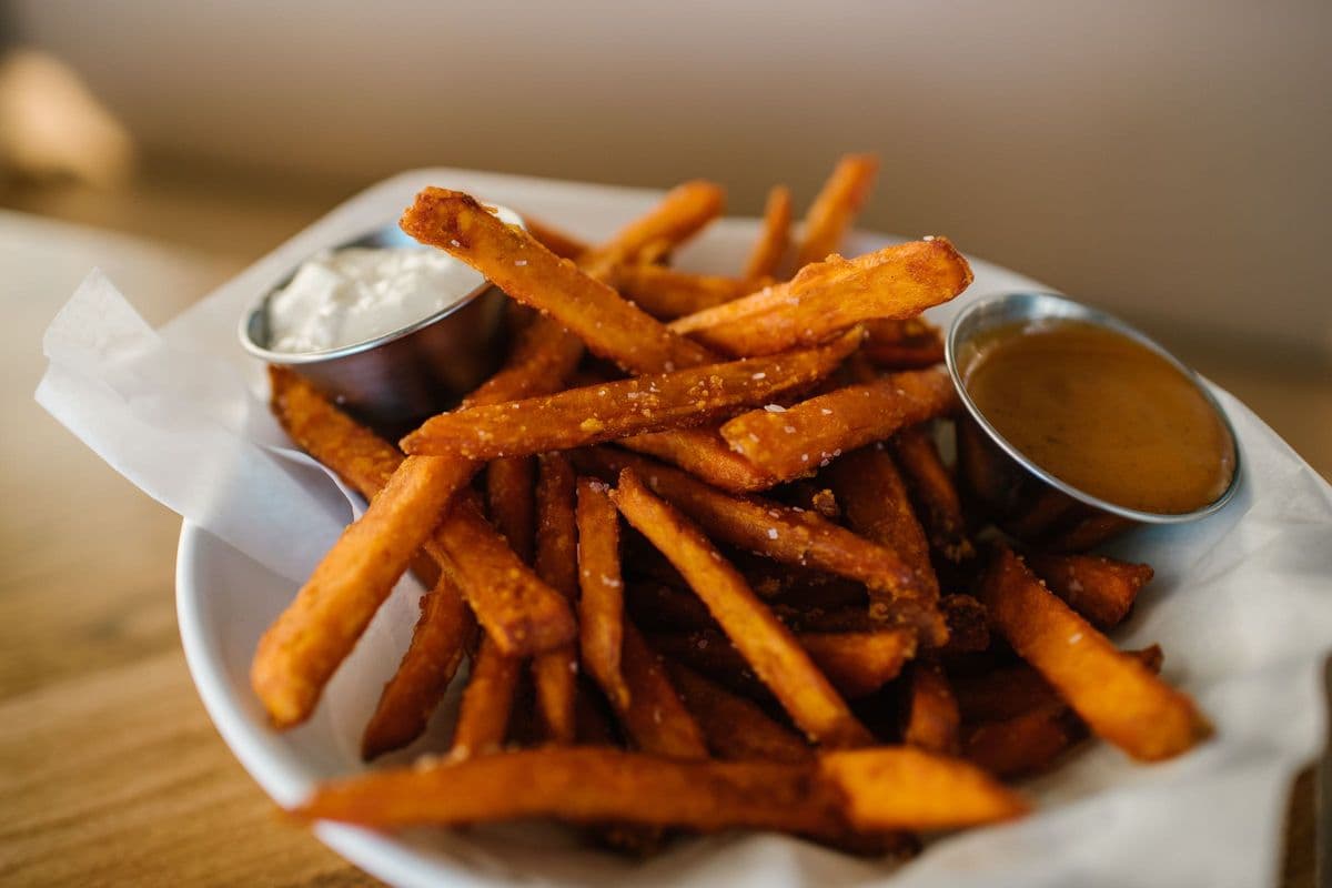 Double Dip Yam Fries (Vegetarian)