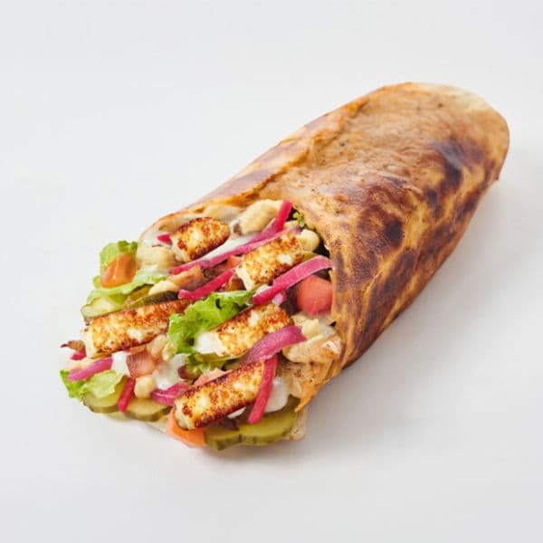 Crispy Halloumi Shawarma