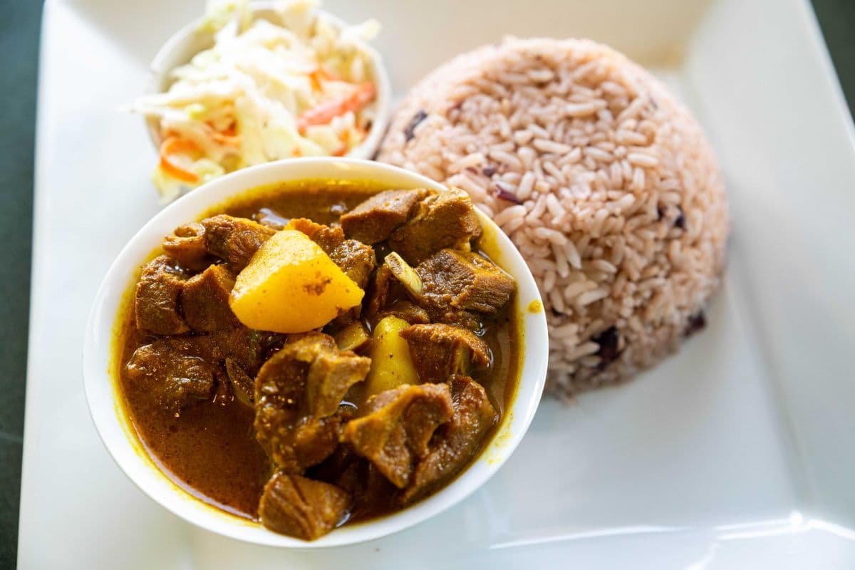 Curry Goat Meal (Bone in)