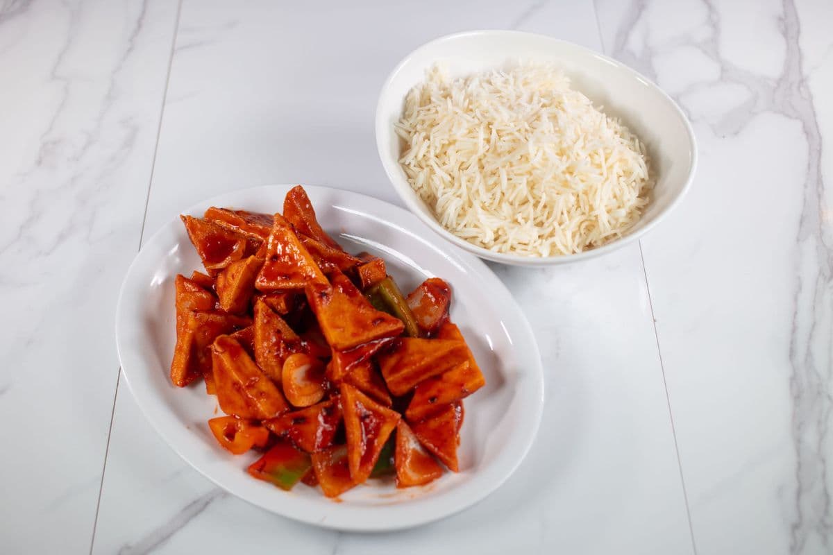 60. Sweet and Spicy Tofu