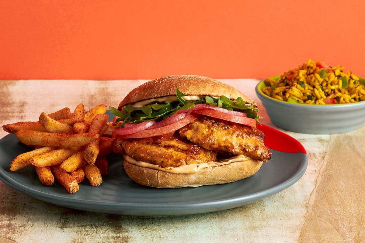 Thigh & Mighty Sandwich with Two Regular Sides