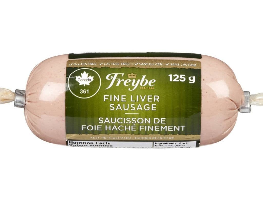 FREYBE FINE LIVER SAUSAGE 125G