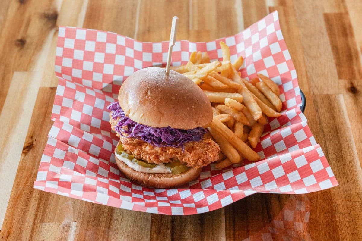 Crispy Chicken Burger Combo