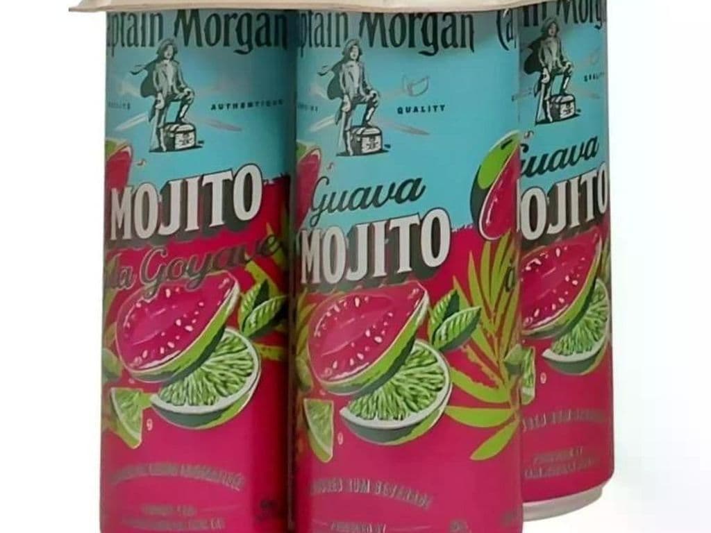 CAPTAIN MORGAN GUAVA MOJITO, 4 x 355ml