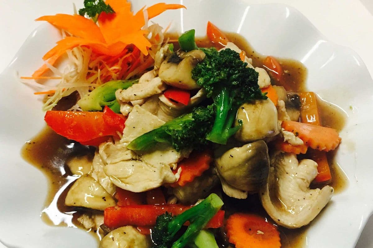 41. Broccoli and Mushroom Stir Fry