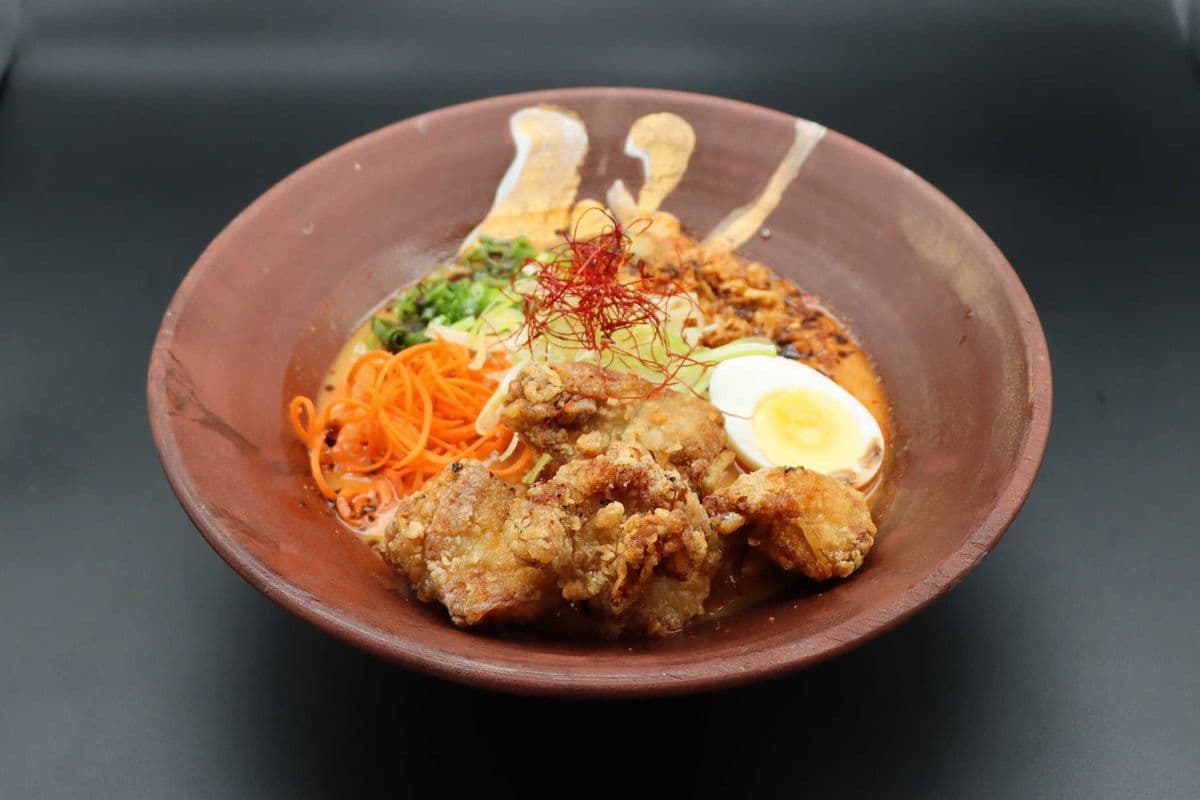 Hot Spicy Miso Ramen (with Chicken Karaage)