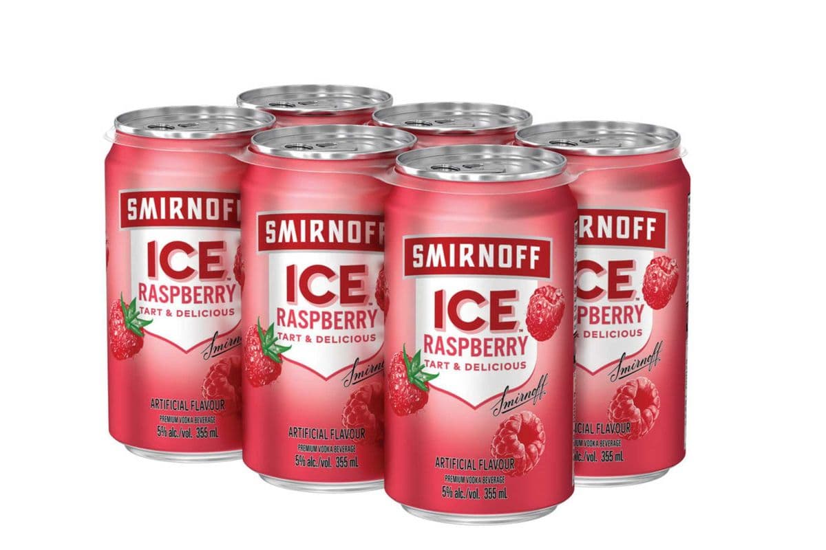 SMIRNOFF ICE RASPBERRY 6 PK (6 x 355ml)