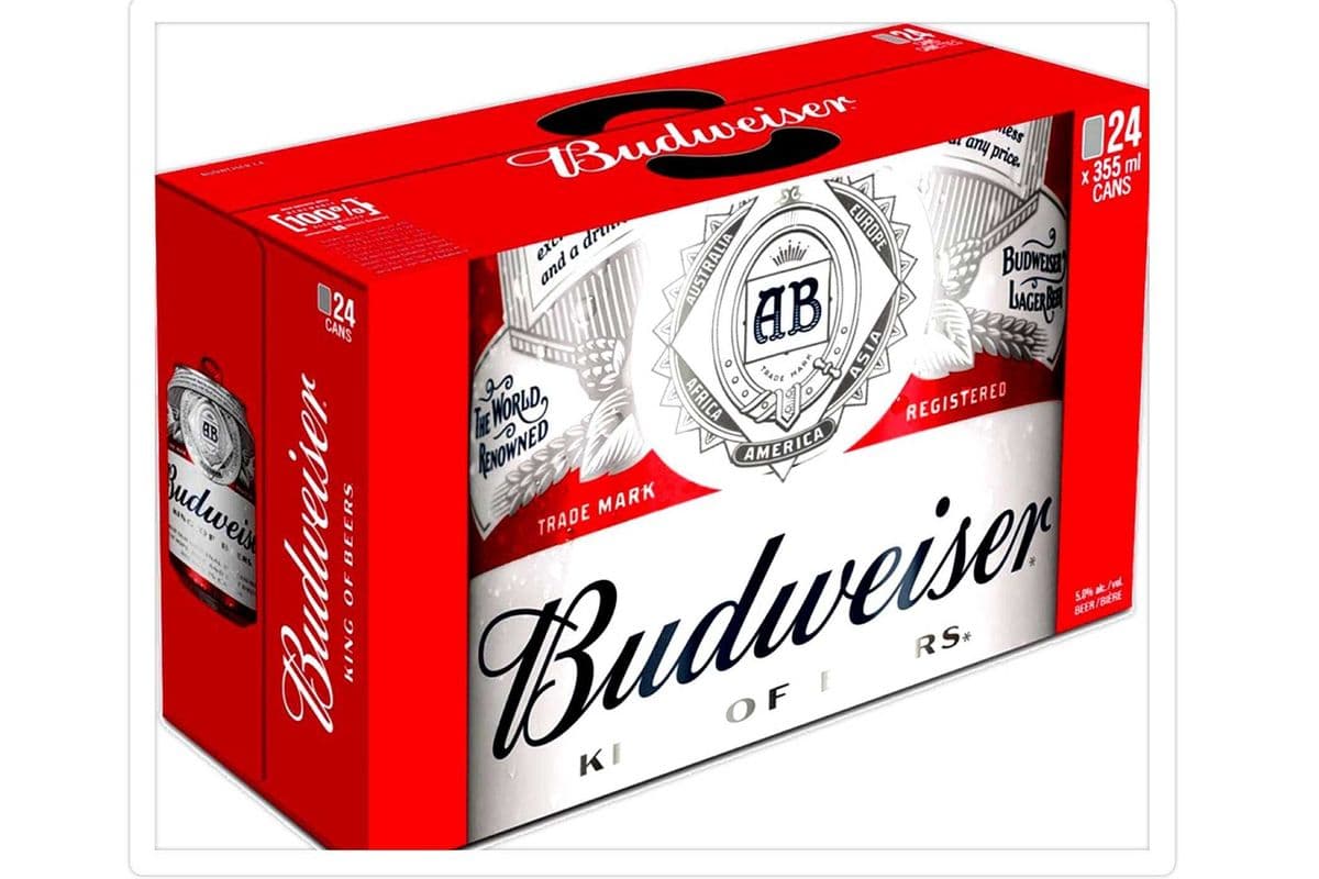 Budweiser (24 x 355 ml Cans)