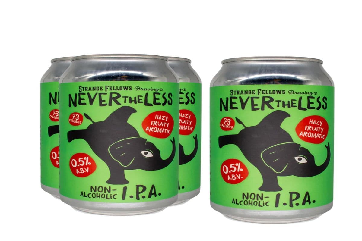 Strange Fellows Nevertheless IPA Non-Alc (4 x 355ML)