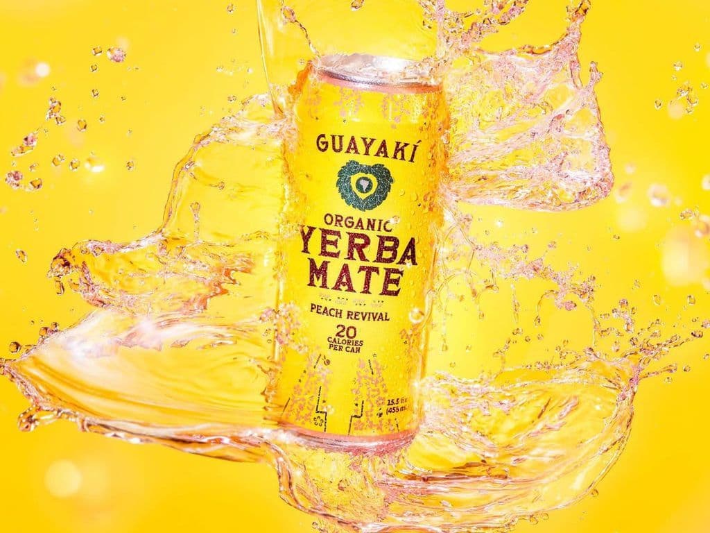 GUAYAKI YERBA MATE PEACH 458ML