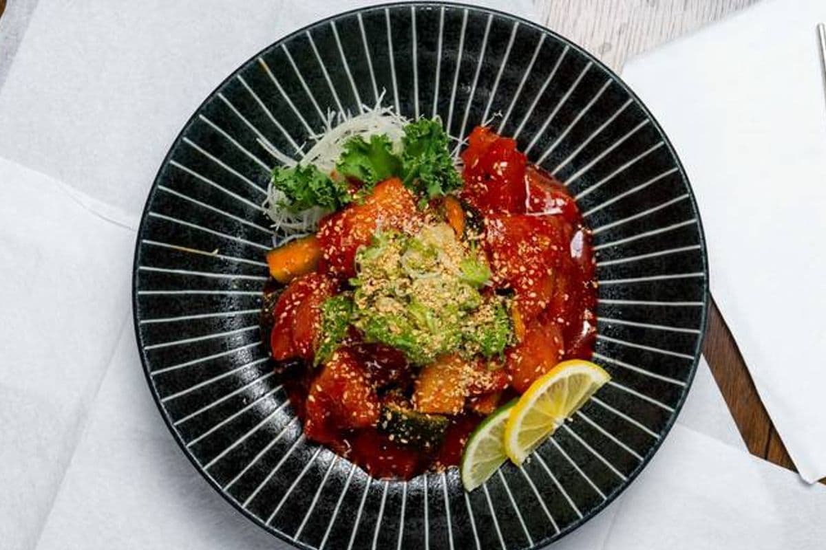 Spicy Salmon Sashimi