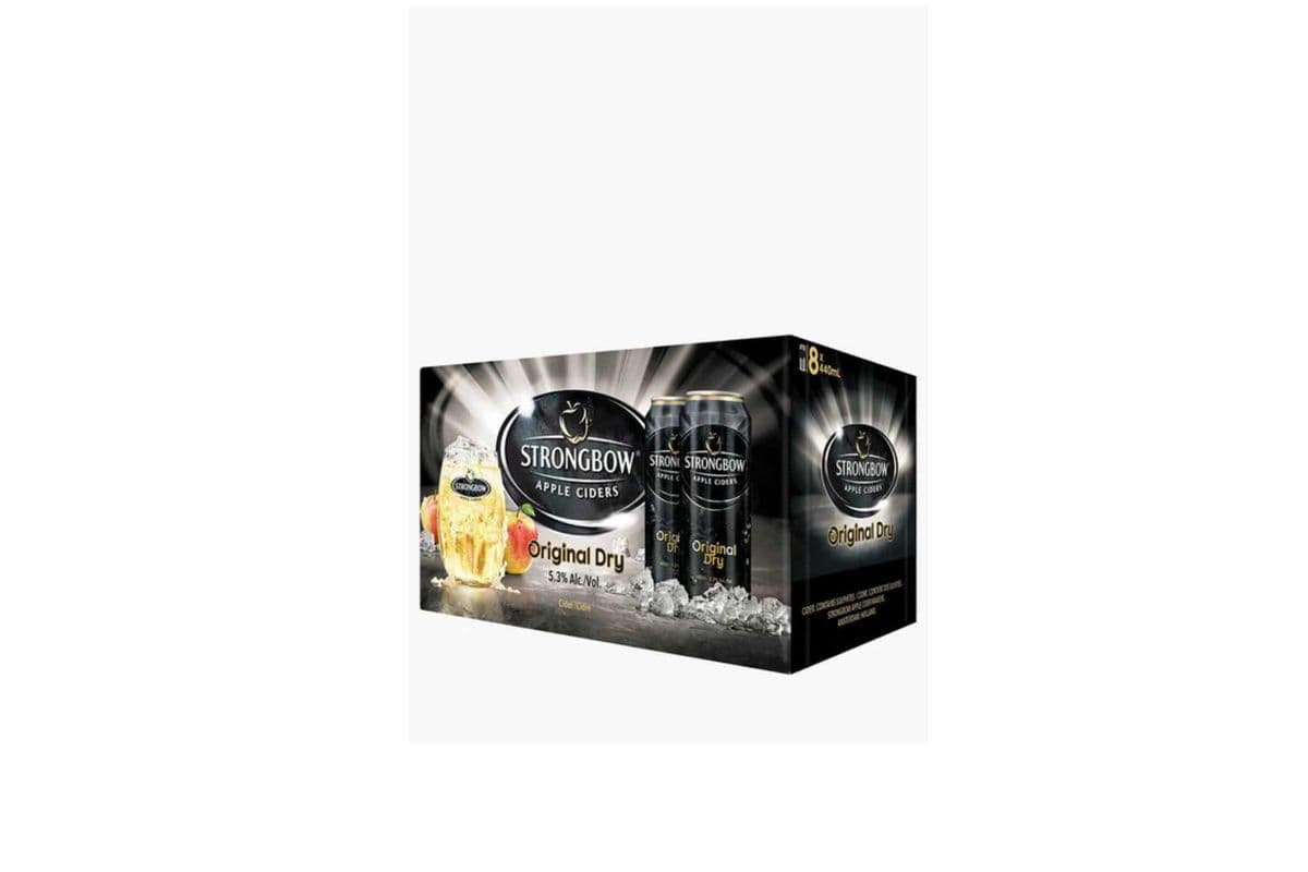 Strongbow Original Dry Cider (8 Pack) (8 x 440ML)