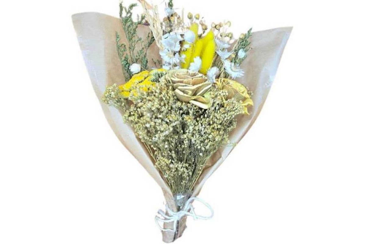 Sun Kissed Blooms Dried Flower Bouquet - Small