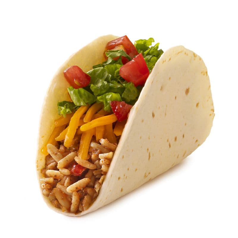 Soft Shell Rice Taco