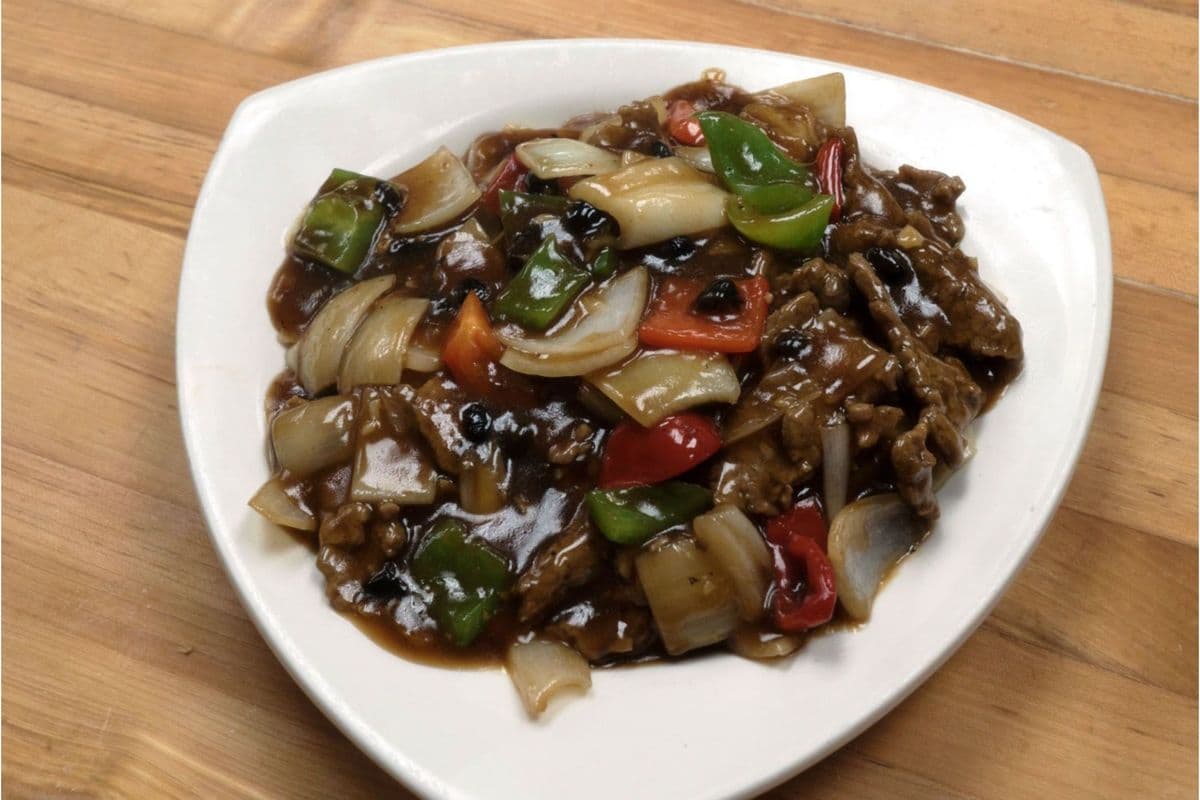 61. Beef with Black Bean Sauce