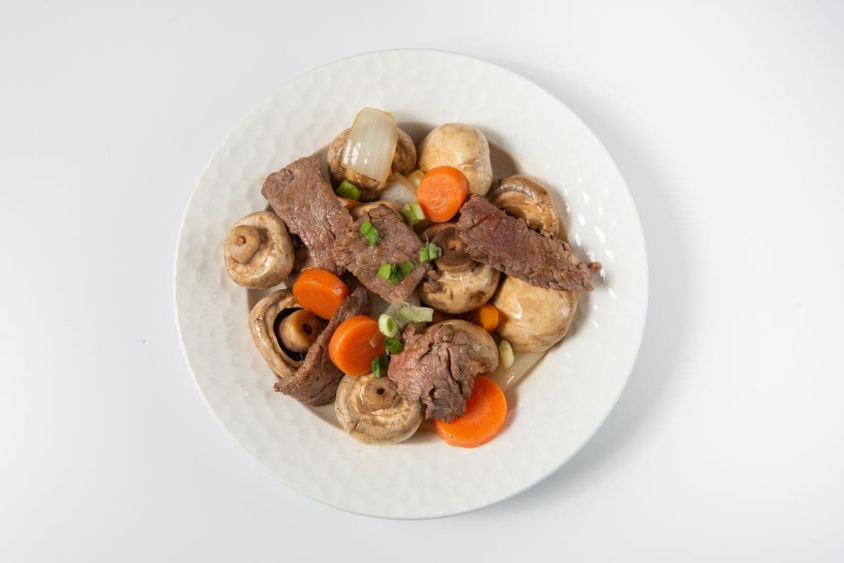 Boeuf et champignons