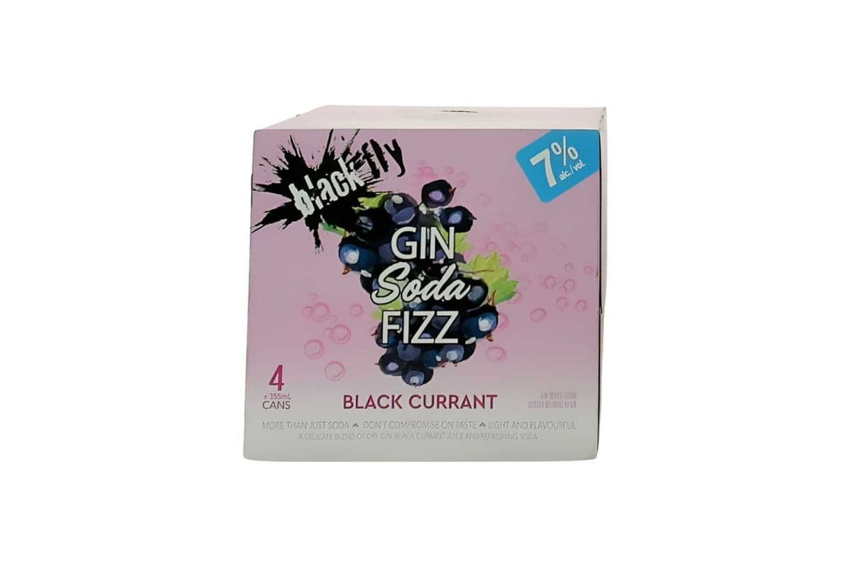 Blackfly Black Currant Gin Fizz (4 Cans) (4 x 355ml)