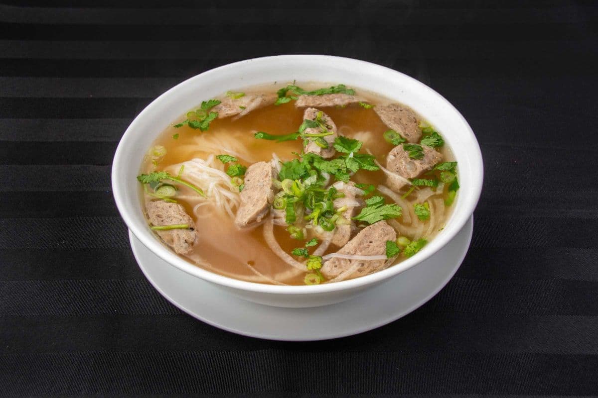 14. Meatball Noodle Soup